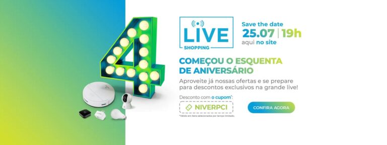 Positivo Casa Inteligente comemora seu 4º aniversário em live repleta de promoções