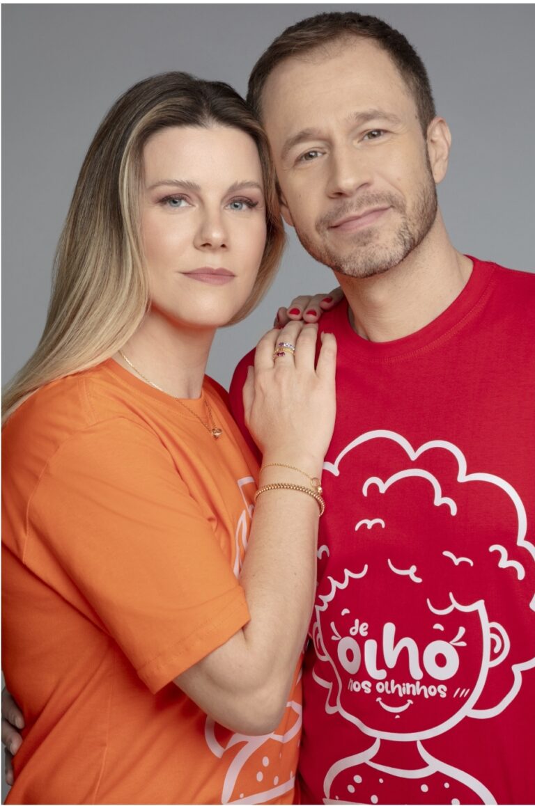 Daiana Garbin e Tiago Leifert promovem a 2ª edição da campanha “De Olho nos Olhinhos”