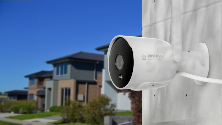 Positivo Casa Inteligente lança Smart Câmera Externa Wi-Fi com microSD incluso e proteção contra jatos d’água e poeira